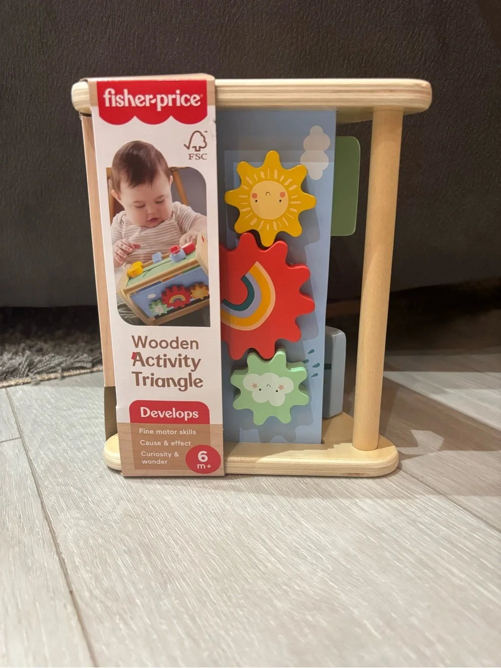 Set of Fisher Price Wooden Baby Toys (2)